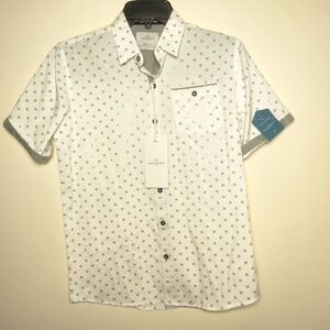 Croft + Flow NEW Boys Short Sleeve Button Down Shirt